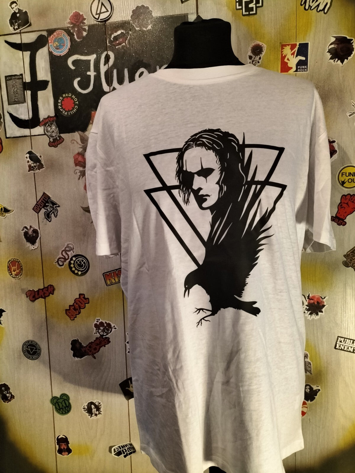 Crow Movie Goth T Shirt Medium