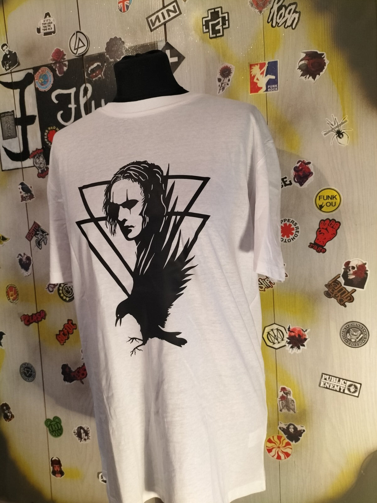 Crow Movie Goth T Shirt Medium
