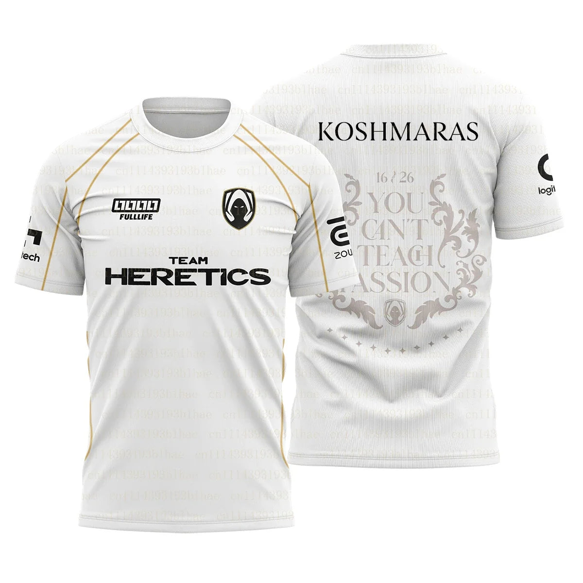Esports Graphic Short Sleeve Crew Neck Sports T Shirt