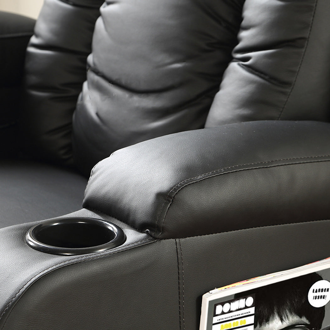 Levede Massage Sofa Chair Recliner 360