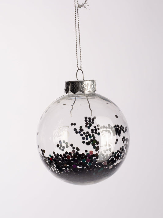 Christmas Glitter Ball - Sparkly merlot
