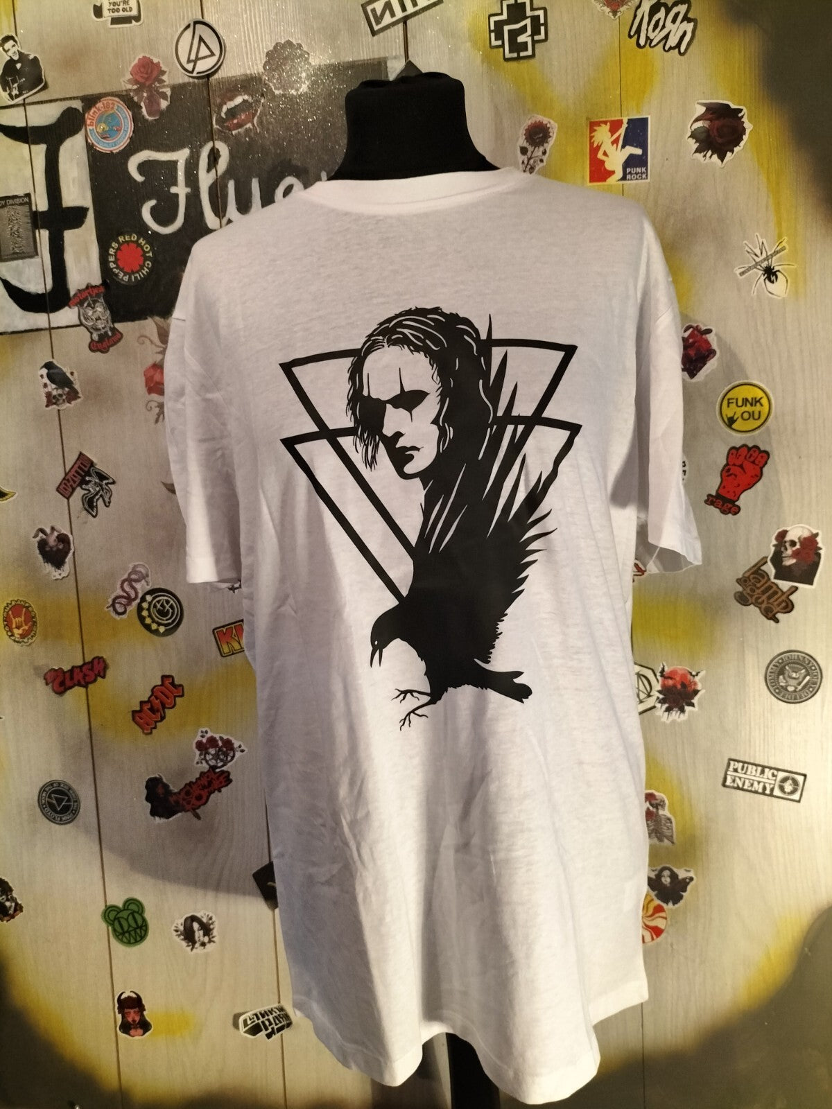 Crow Movie Goth T Shirt Medium