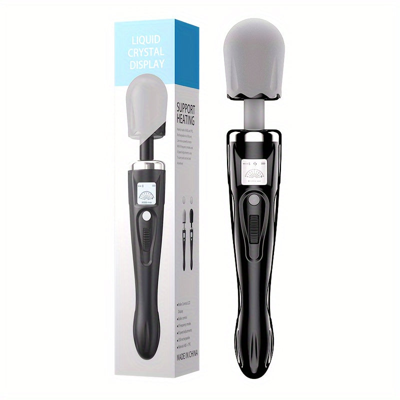 Deluxe Massage Stick – Professional Handheld Massager(Black + Gray)