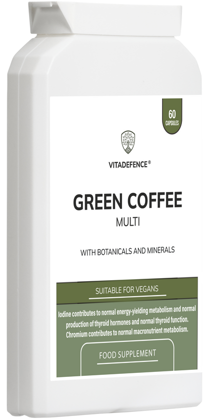 Green Coffee Multi | With Chromium, Iodine & Botanicals – 60 Vegan Capsules