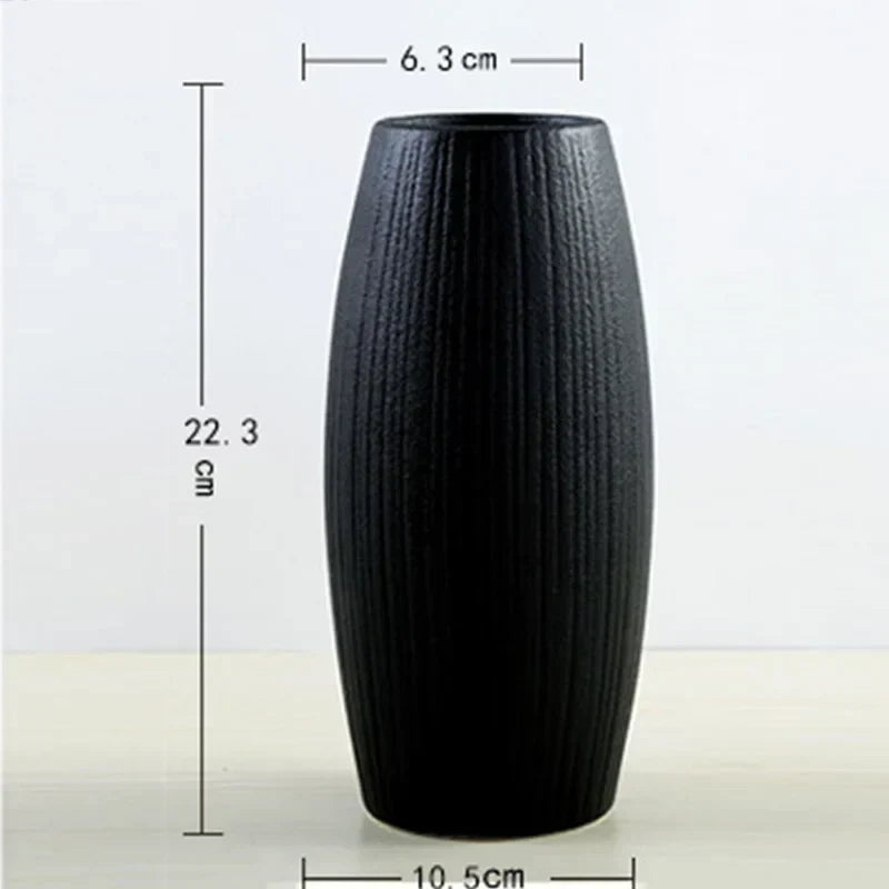 Ceramic Retro Vase Handmade Home Decor
