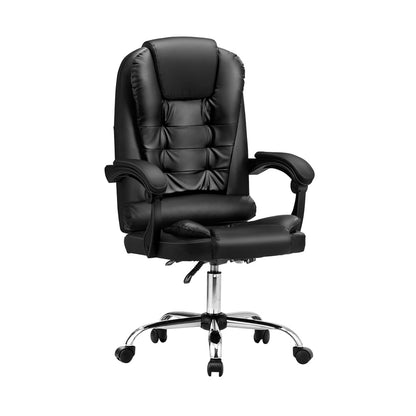 NNEED Massage Office Chair Racing Chairs PU Leather Black