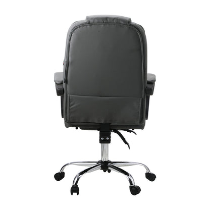 NNEED Massage Office Chair Racing Chairs PU Leather Grey