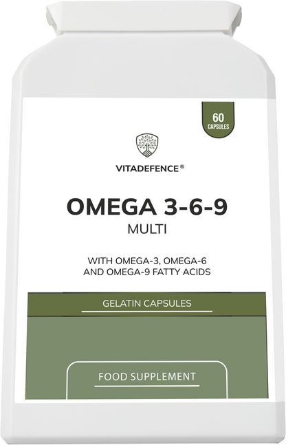 Omega 3-6-9 Multi — 60 Gelatin Capsules
