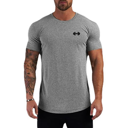 Plain Training Short Sleeve T-shirt For Sports Outfits