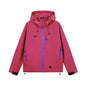 Hooded Long Sleeve Full Zip Outdoor Hiking Jacket with Pockets