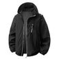 Hooded Long Sleeve Full Zip Outdoor Hiking Jacket with Pockets