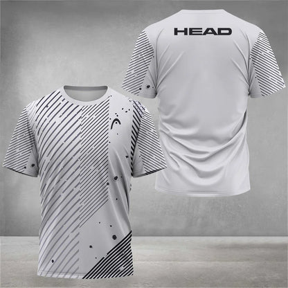 Court Sports Graphic Short Sleeve T-shirt For Sports Outfits