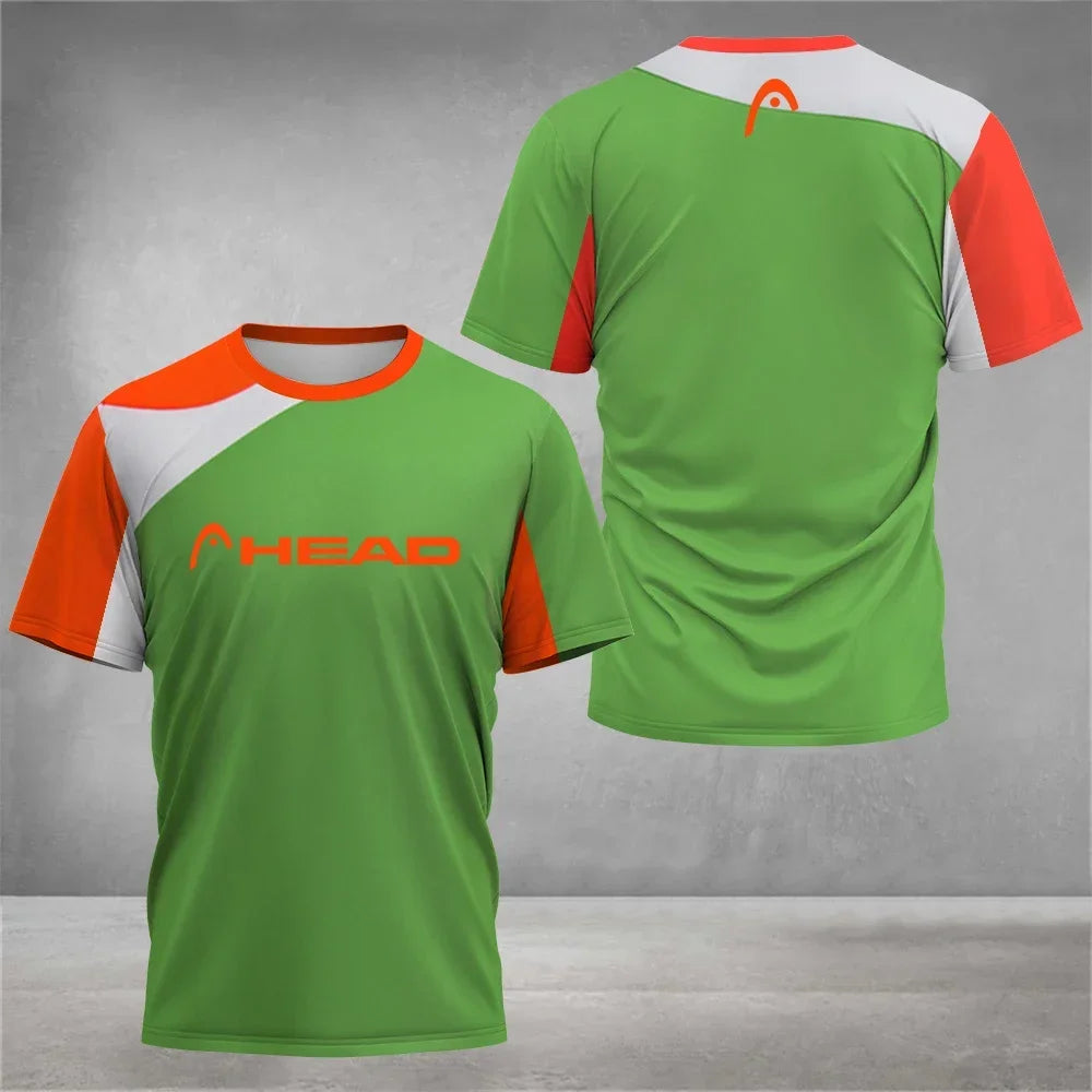 Court Sports Graphic Short Sleeve T-shirt For Sports Outfits