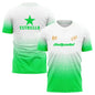 Gradient Padel Short Sleeve T-shirt For Sports Outfits