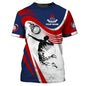 Volleyball Graphic Short Sleeve T-shirt For Sports Outfits