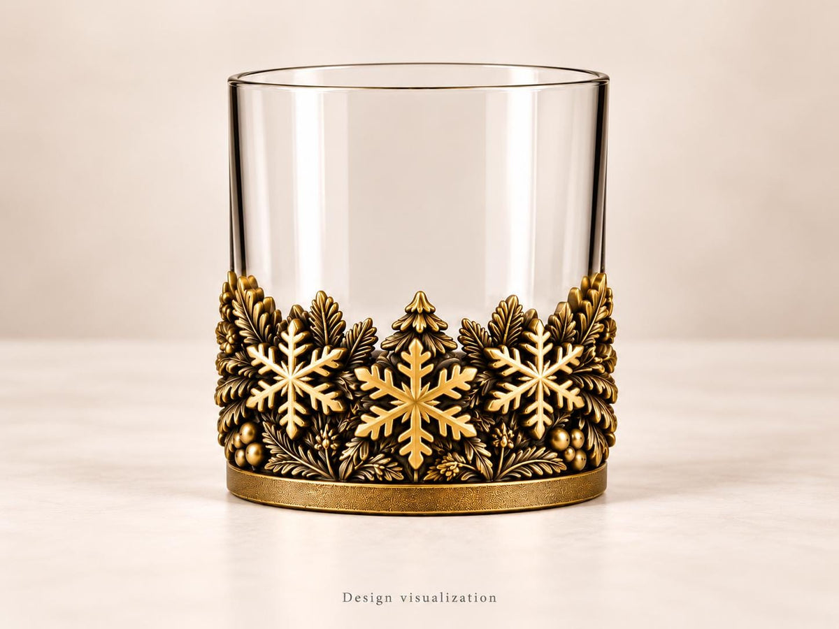 Christmas Whisky Glasses