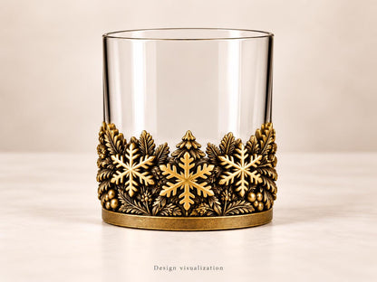 Christmas Whisky Glasses