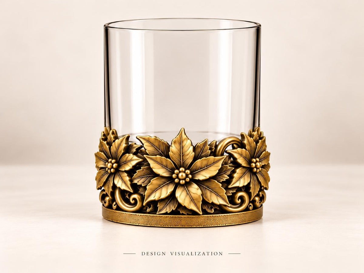 Christmas Whisky Glasses