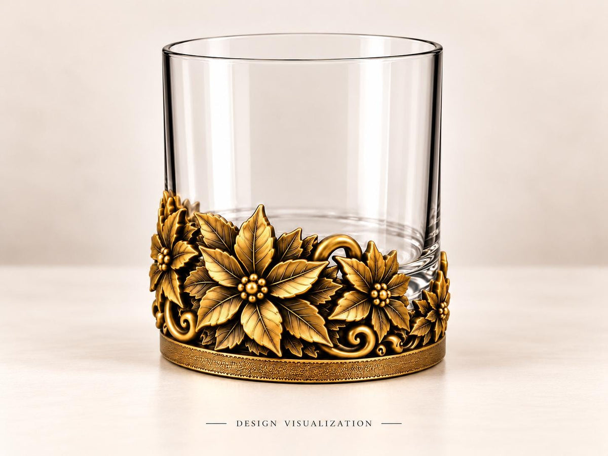 Christmas Whisky Glasses