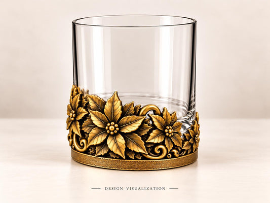 Christmas Whisky Glasses