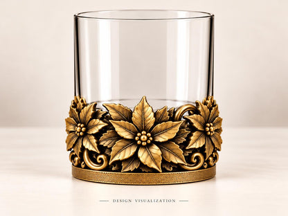 Christmas Whisky Glasses