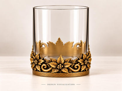 Christmas Whisky Glasses