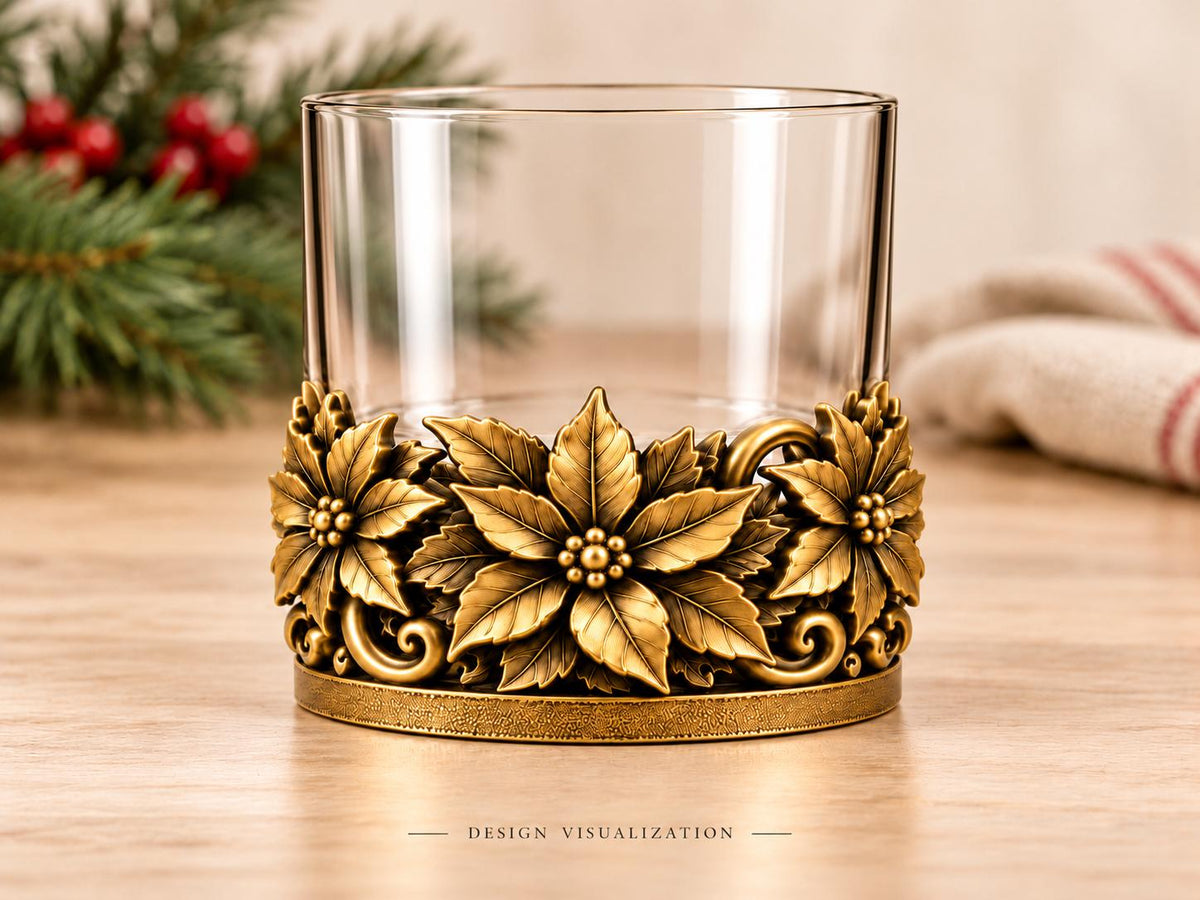 Christmas Whisky Glasses