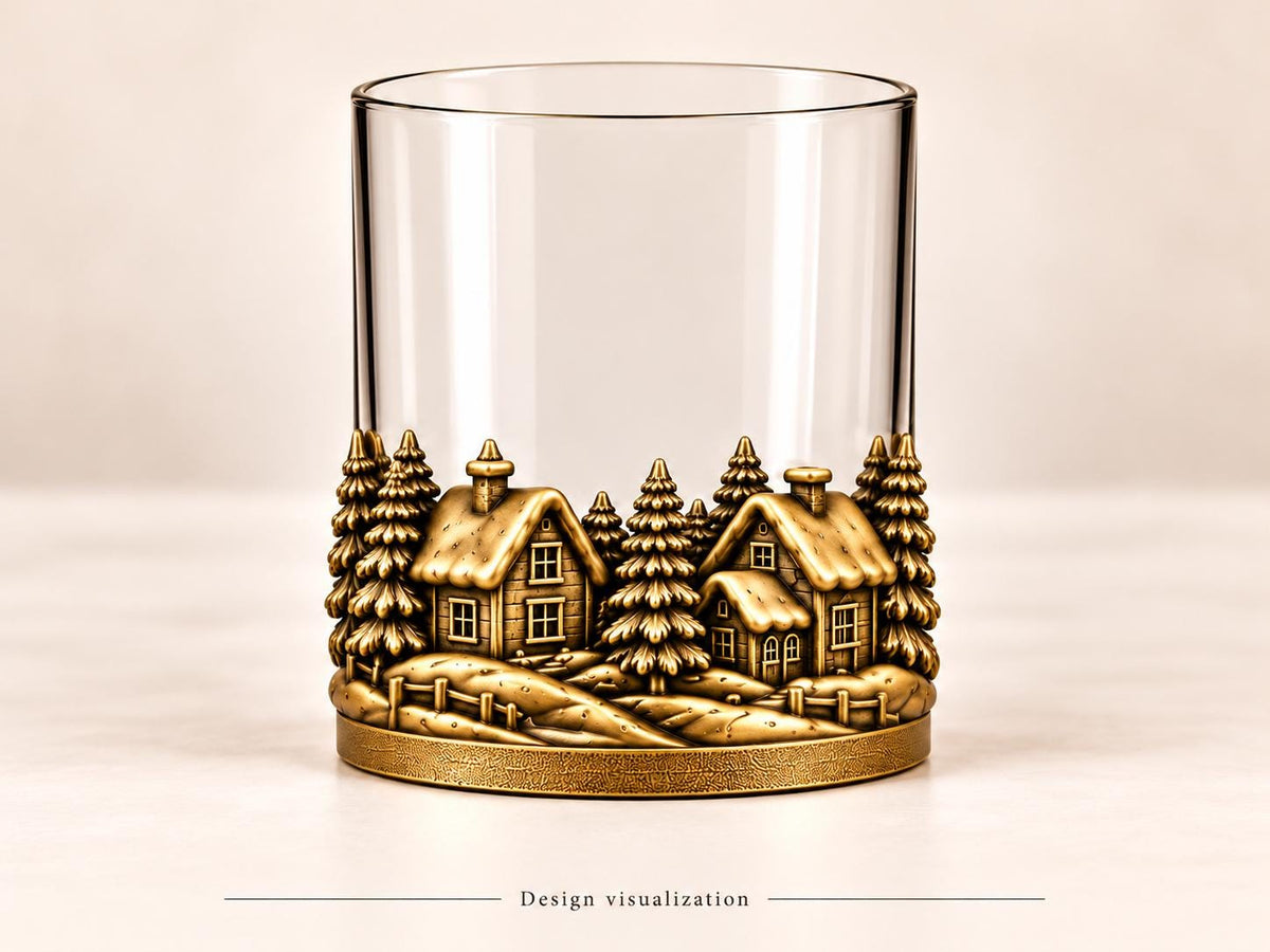 Christmas Whisky Glasses