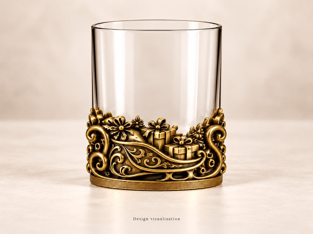 Christmas Whisky Glasses