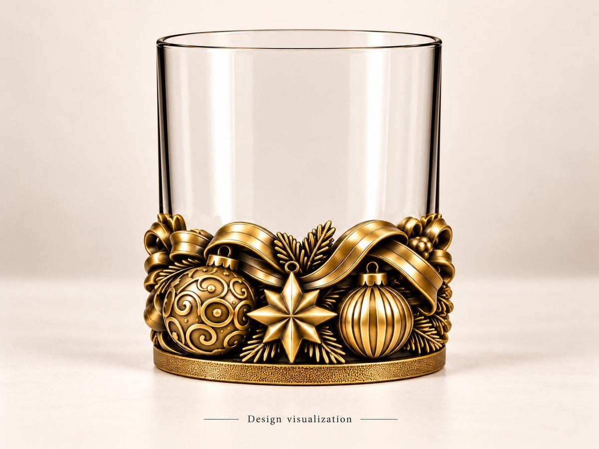 Christmas Whisky Glasses