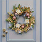 Golden Bow Christmas Wreath