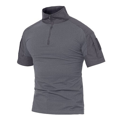 Men Summer T Shirts Airsoft Army Tactical T Shirt Short Sleeve Military Camouflage Cotton Tee Shirts Paintball Clothing
