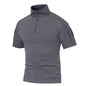 Men Summer T Shirts Airsoft Army Tactical T Shirt Short Sleeve Military Camouflage Cotton Tee Shirts Paintball Clothing
