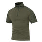 Men Summer T Shirts Airsoft Army Tactical T Shirt Short Sleeve Military Camouflage Cotton Tee Shirts Paintball Clothing